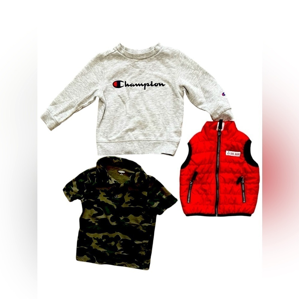 Champion, Old Navy, & Carter’s Boy’s Bundle, SZ: 3T